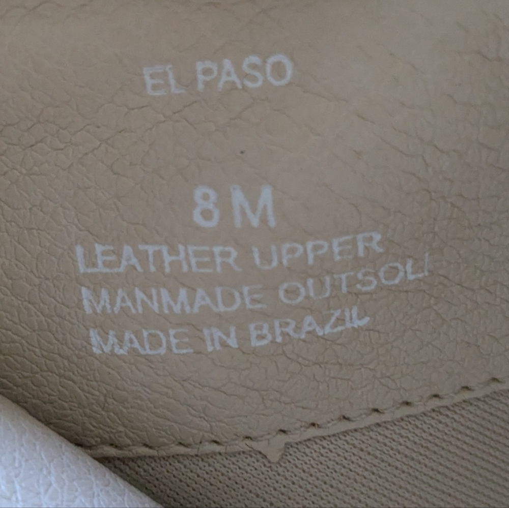 🔥SALE🔥NIB Free People Matisse El Paso Studded Ivory Heeled Mid Western Boots 8 - Picture 8 of 9